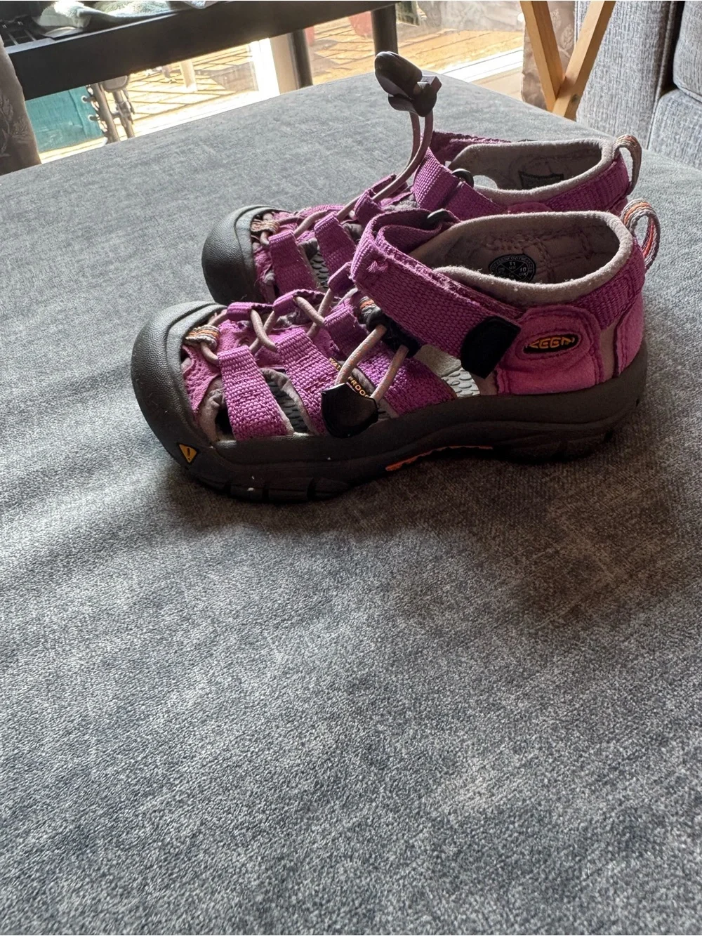 Keen Kids Pink/Purple Closed-Toe Adventure Sandal